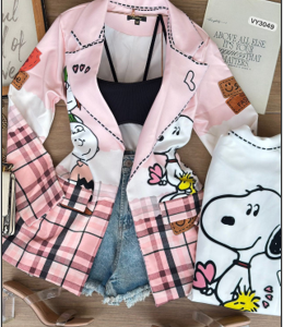 Blazer estampado